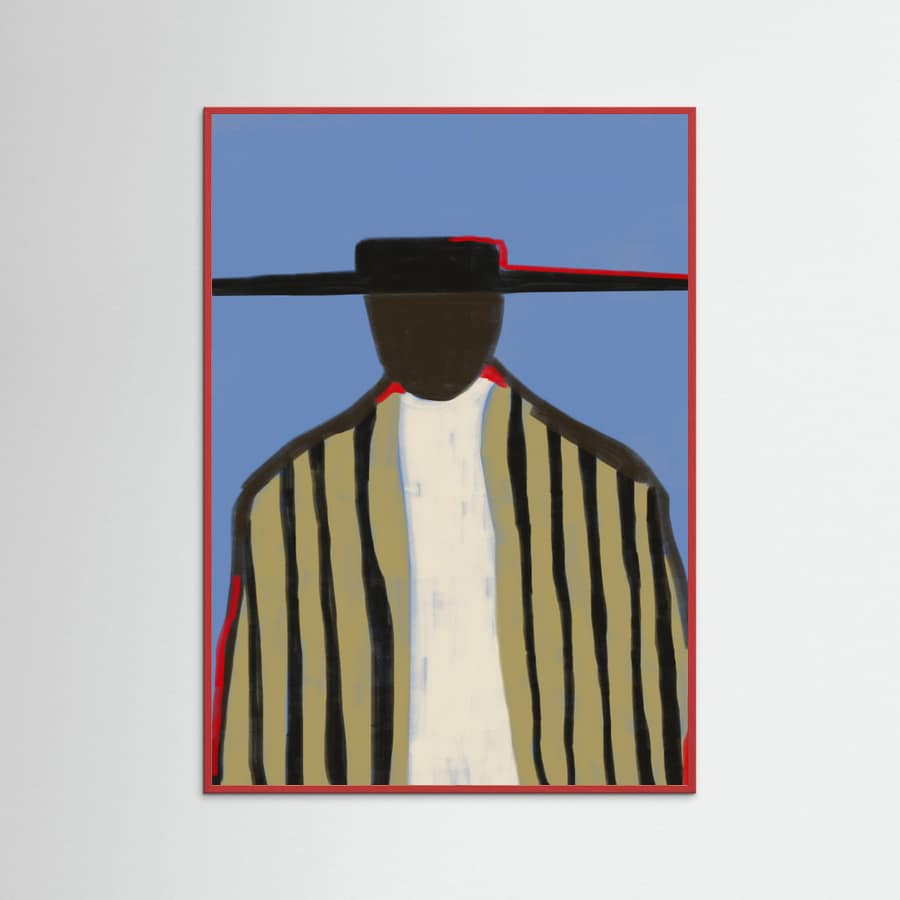 Bold Hat and Stripes New Mexico Style Poster – plakat og kunsttryk