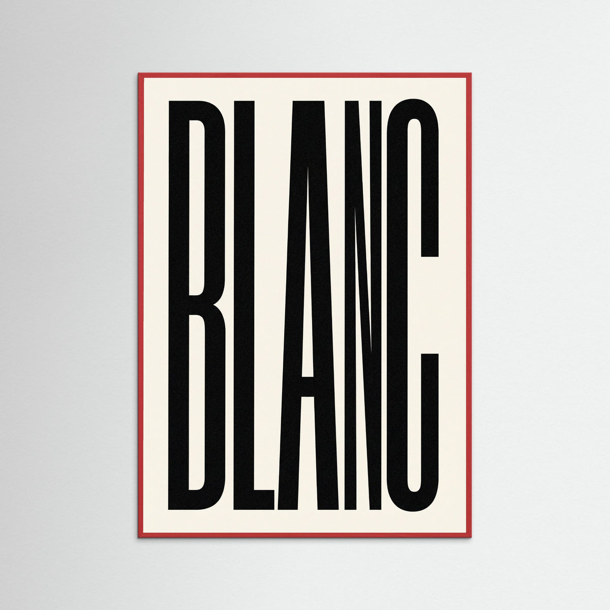 Red Wood Bold Noir Statement