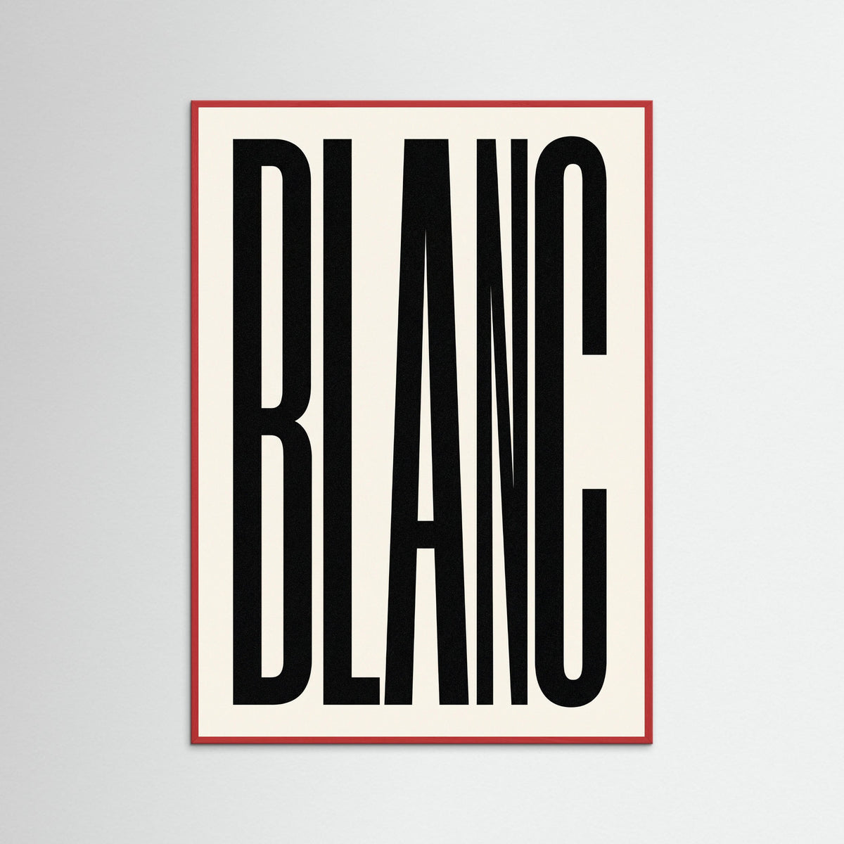 Red Wood Bold Noir Statement