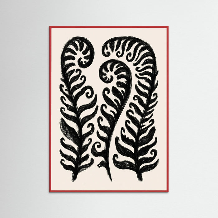 Red Wood Bold Vase Blooms
