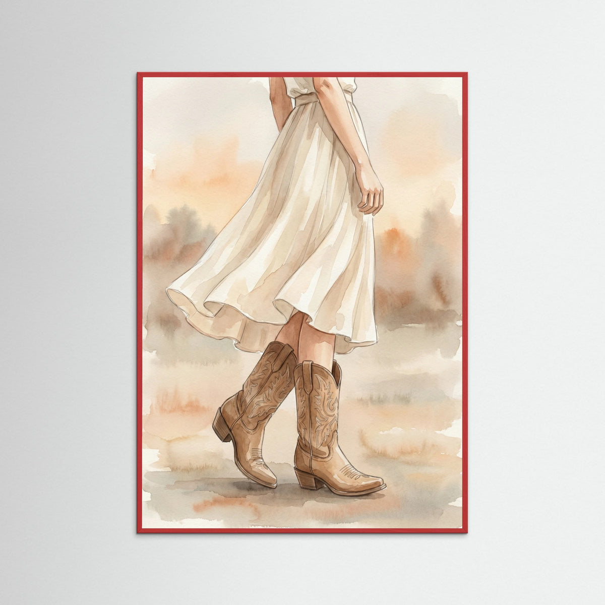 Red Wood Boots and Grace