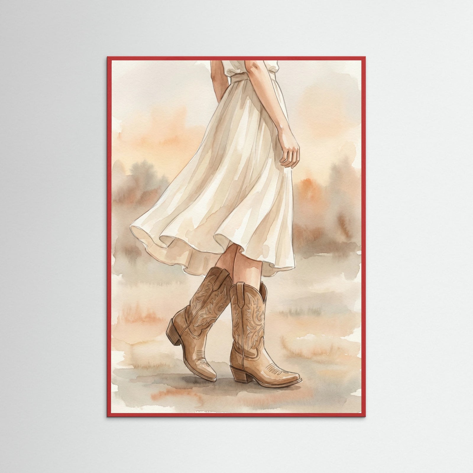 Red Wood Boots and Grace