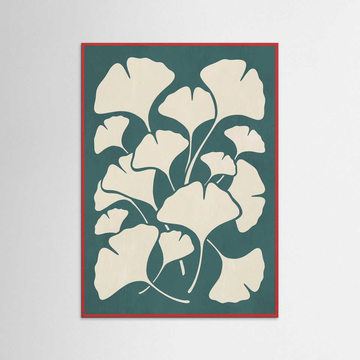 Red Wood Botanical Bloom