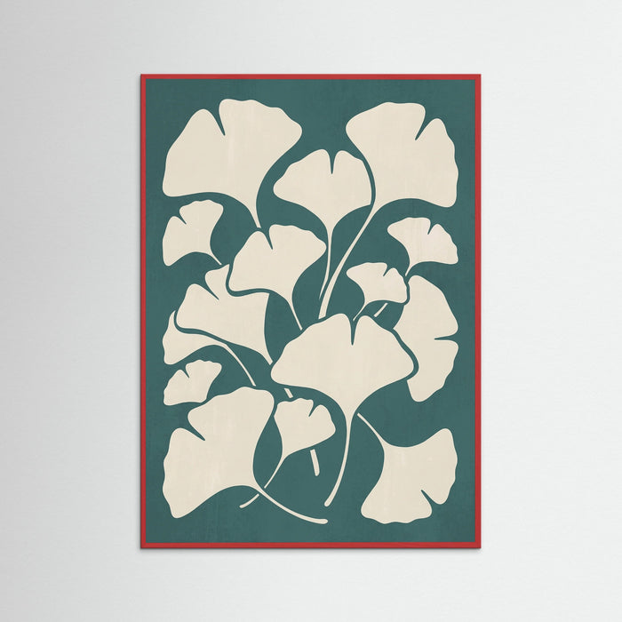 Red Wood Botanical Bloom