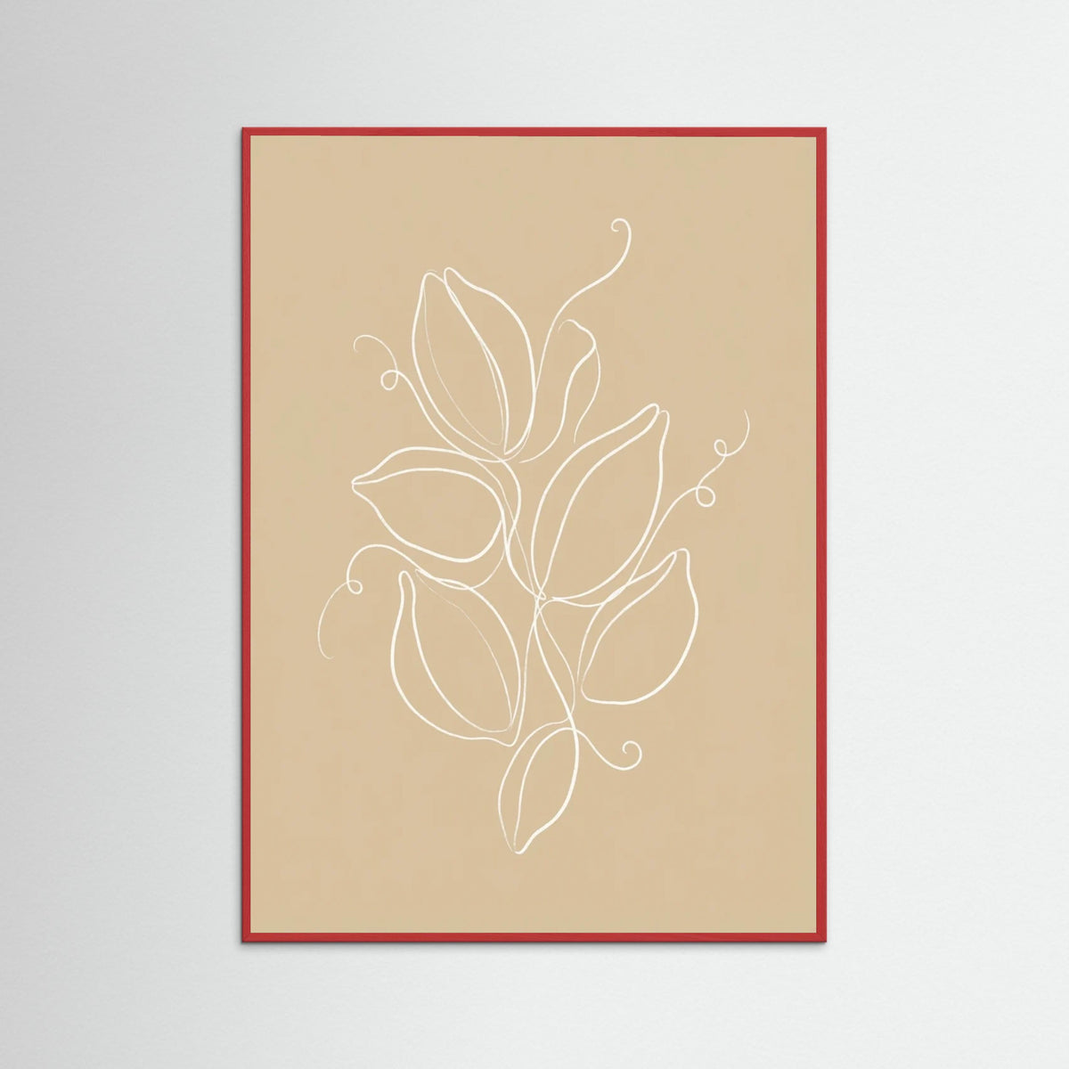 Red Wood Botanical Simplicity