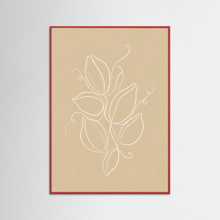 Red Wood Botanical Simplicity