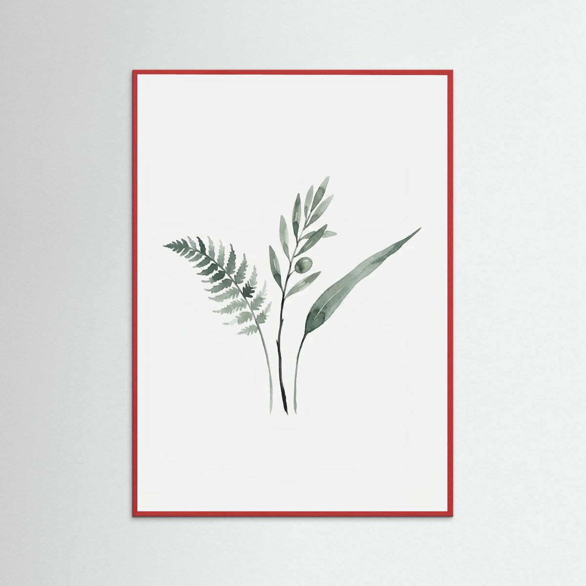 Red Wood Botanical Simplicity