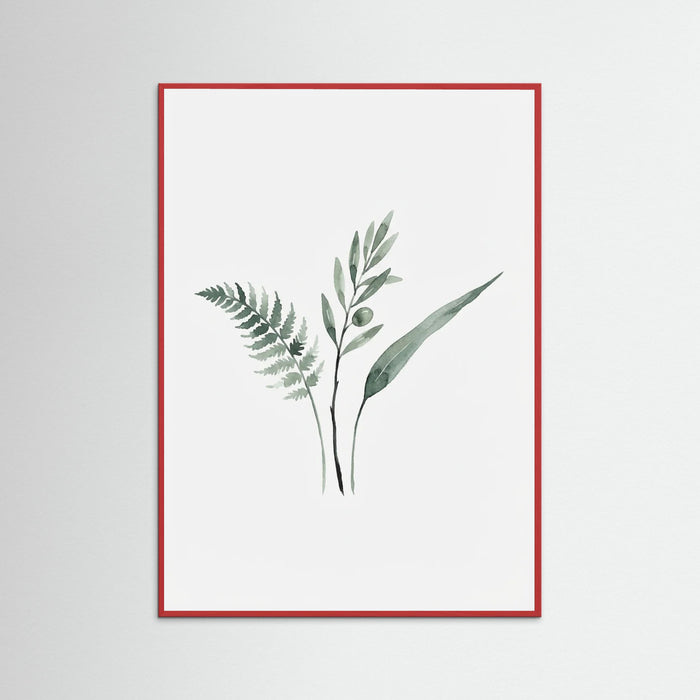 Red Wood Botanical Simplicity