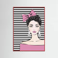 Bow Girl Poster – Poster und Kunstdruck