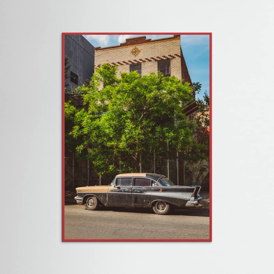 Red Wood Brooklyn Ride Poster