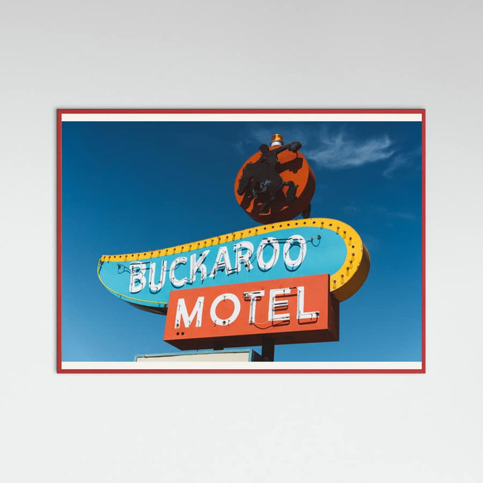 Red Wood Buckaroo Motel Poster