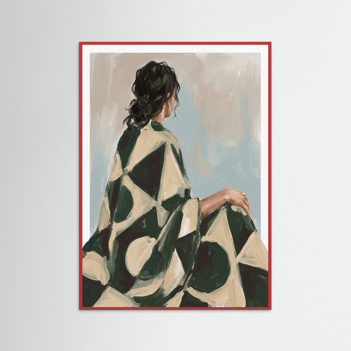 Red Wood Burgundy Zebra Flow