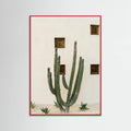 Red Wood Cabo Cactus IX Poster