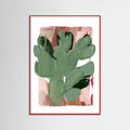 Red Wood Cactus Green Pink 3 Poster