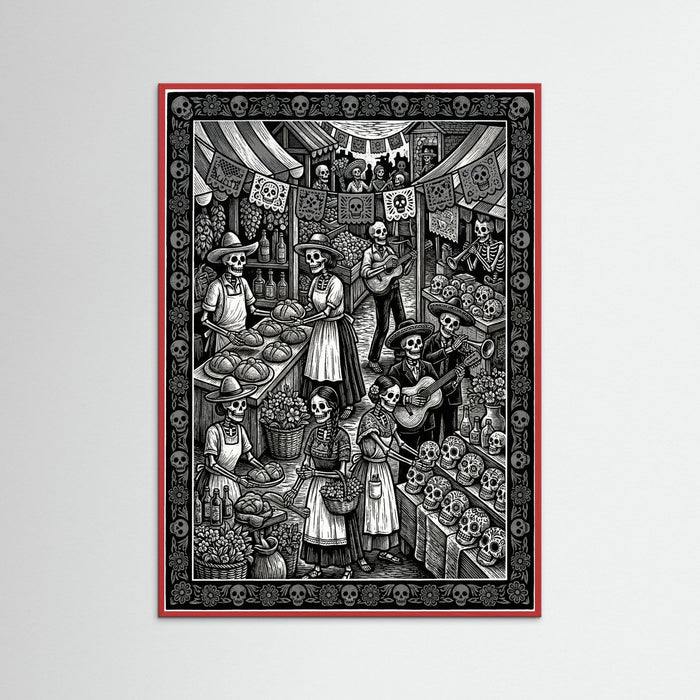 Red Wood Calavera Tapatia Chronicle