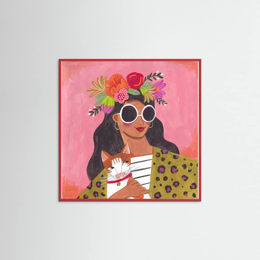 Póster Cat lady – póster e impresión artística