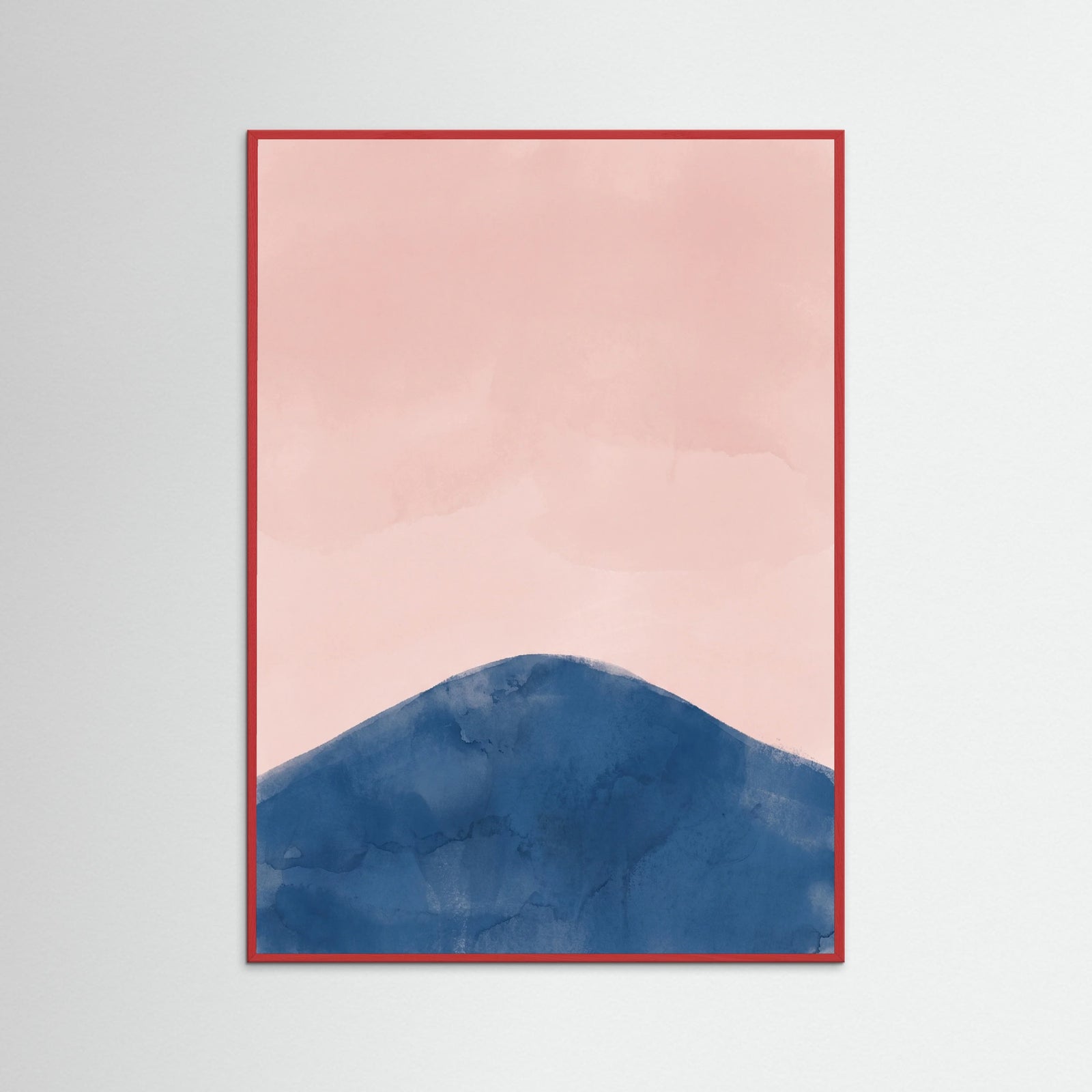 Red Wood Cerulean Vessel