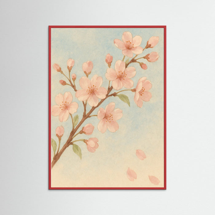 Red Wood Cherry Blossom
