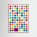 Red Wood Chromatic Grid