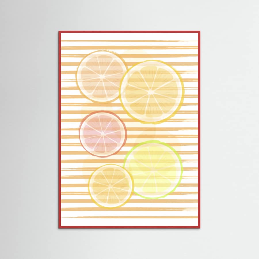 Citrus Poster – poster and art print