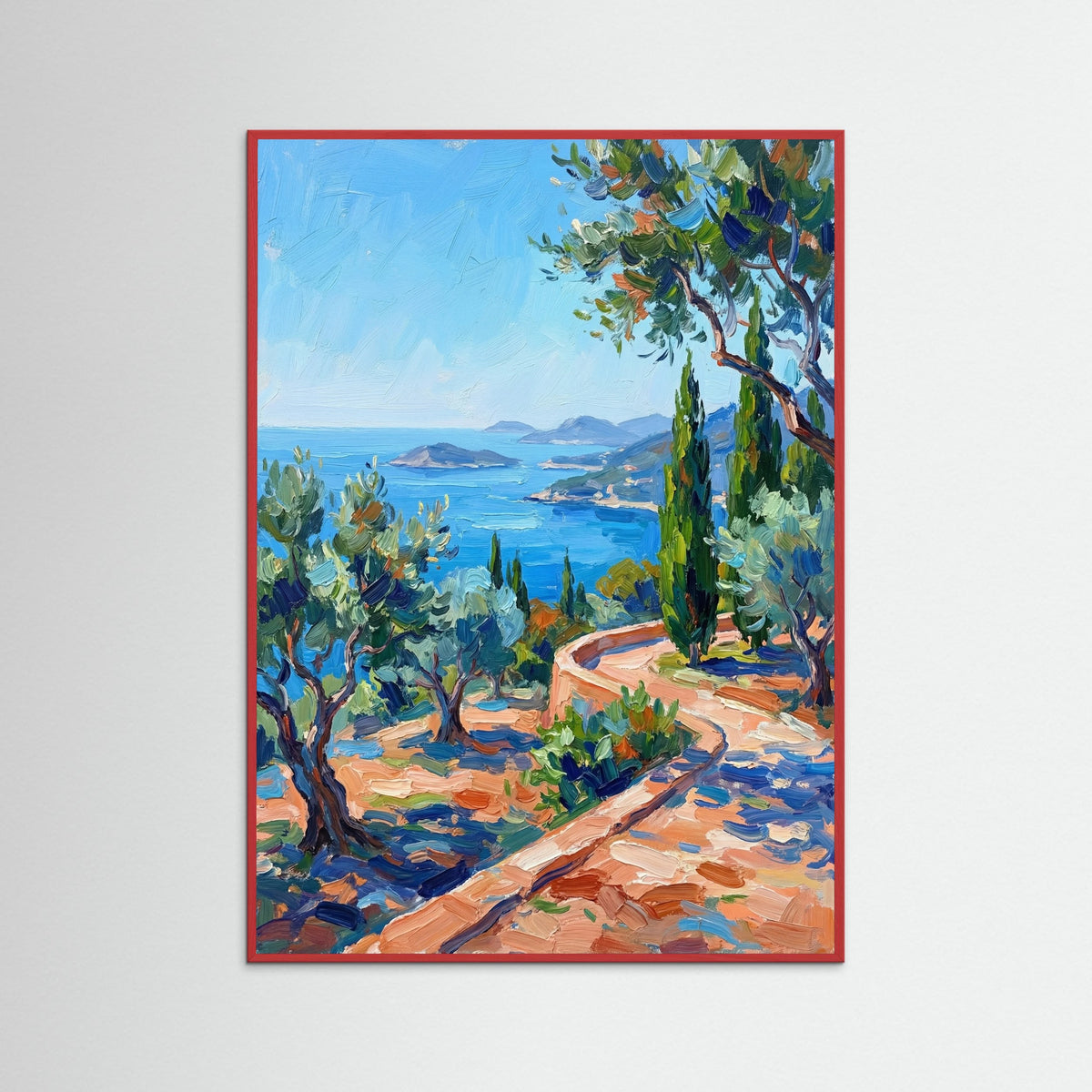 Red Wood Coastal Mountain Path