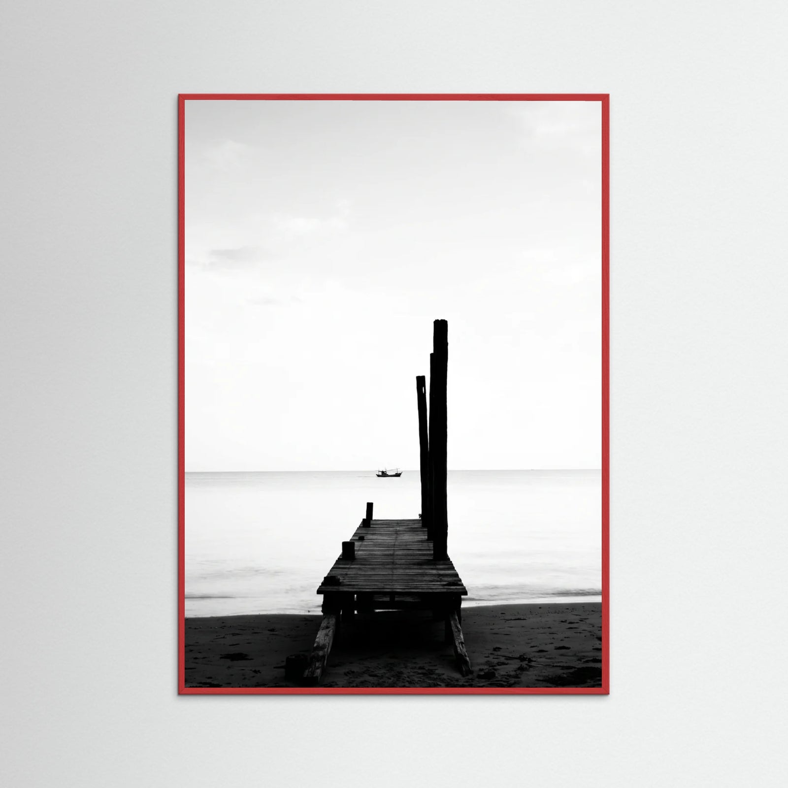 Red Wood Coastal Silhouettes