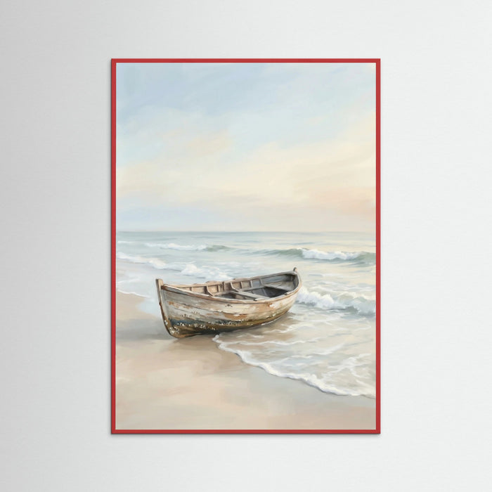 Coastal Solitude Blue – juliste ja taidepainatus