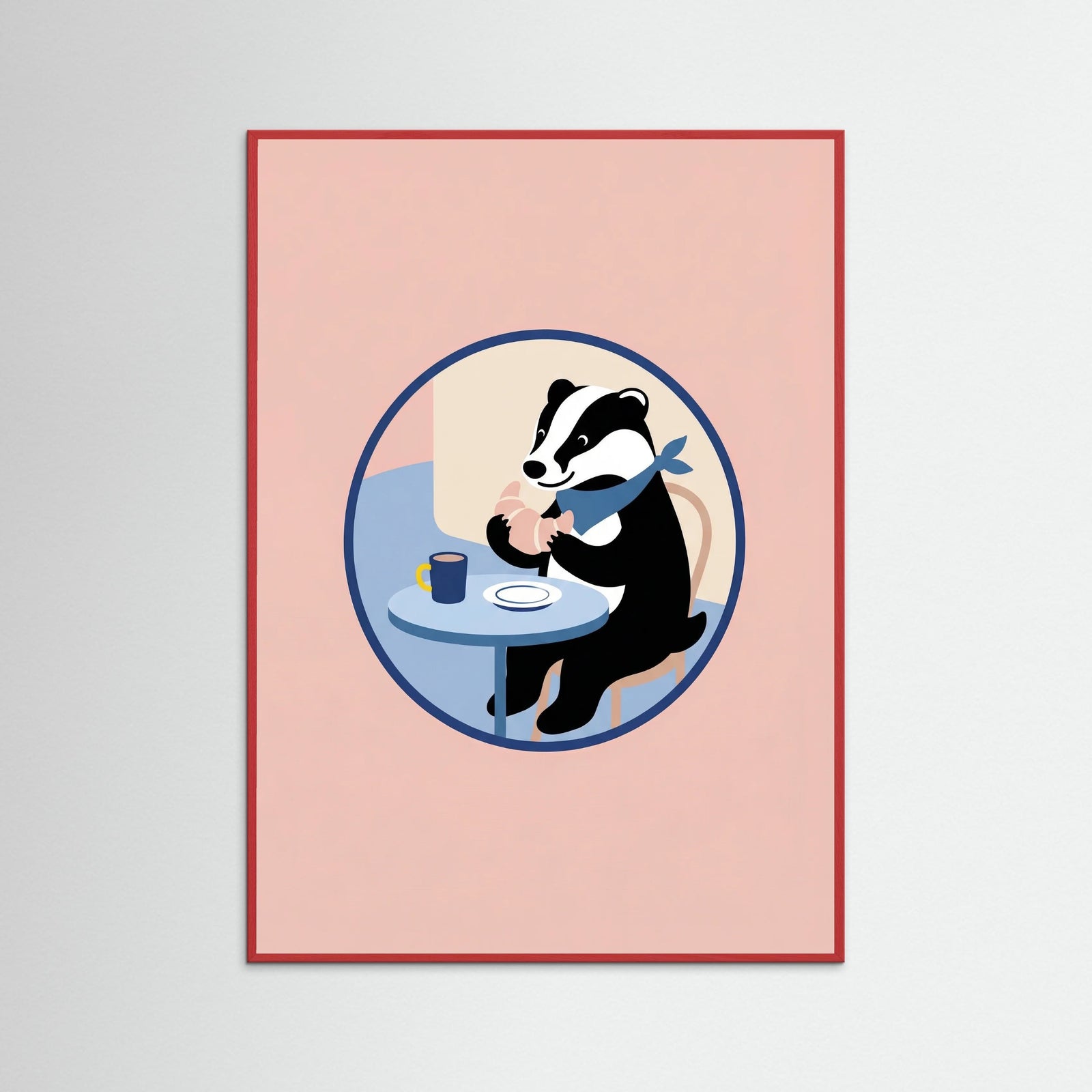 Red Wood Coffee Break Whimsy