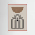 Composition lines and circles 5 Poster – plakat og kunsttryk