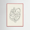 Red Wood Connected Faces