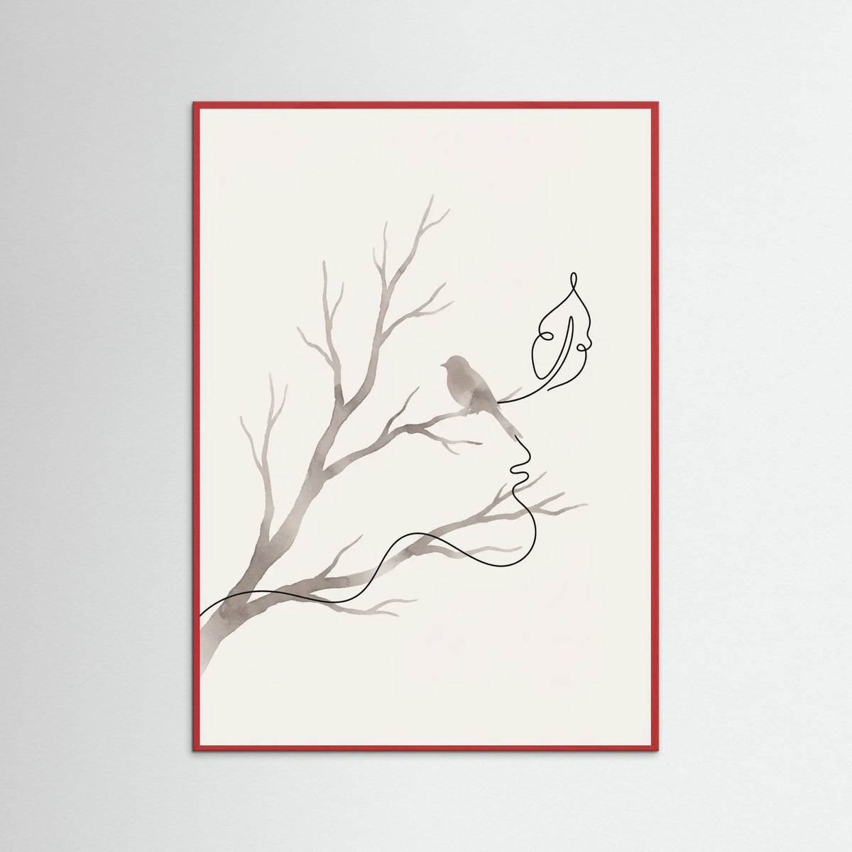 Red Wood Connected Form