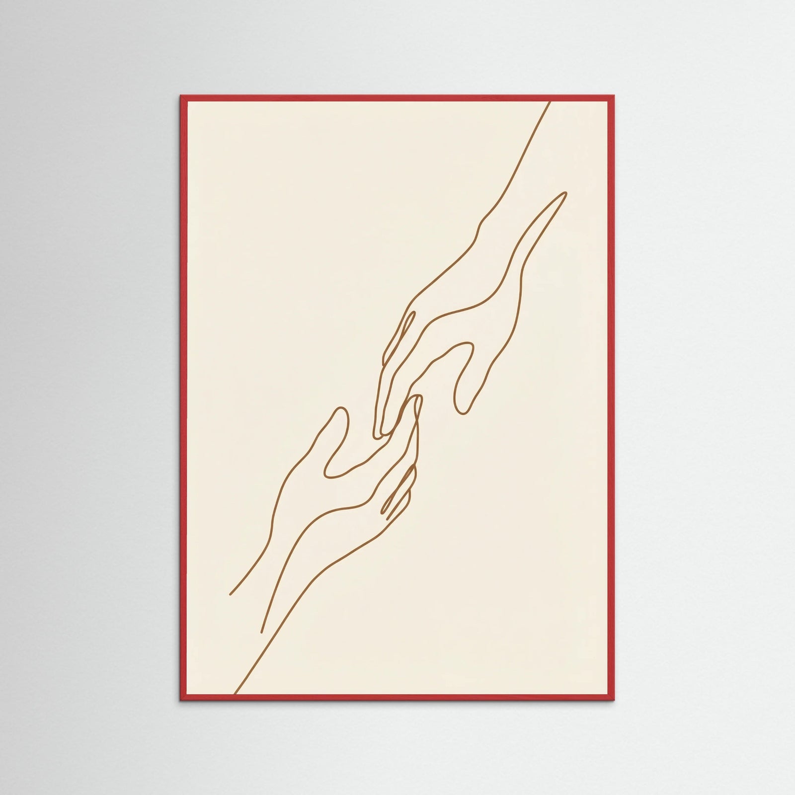 Red Wood Connected Forms