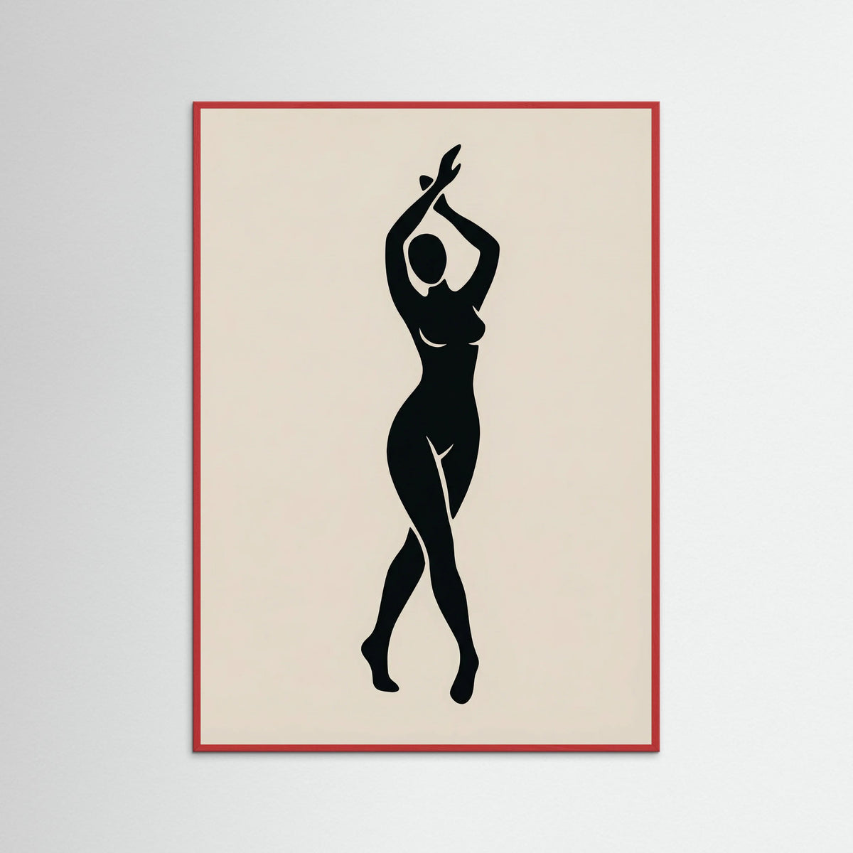 Red Wood Contemplative Form