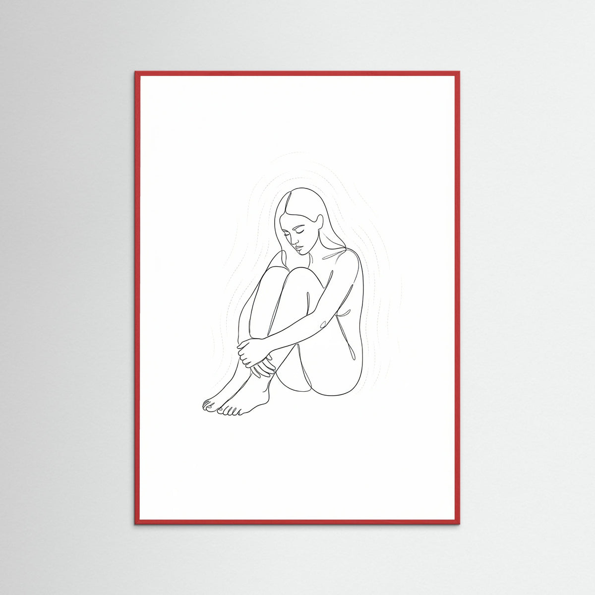Red Wood Contemplative Guardian