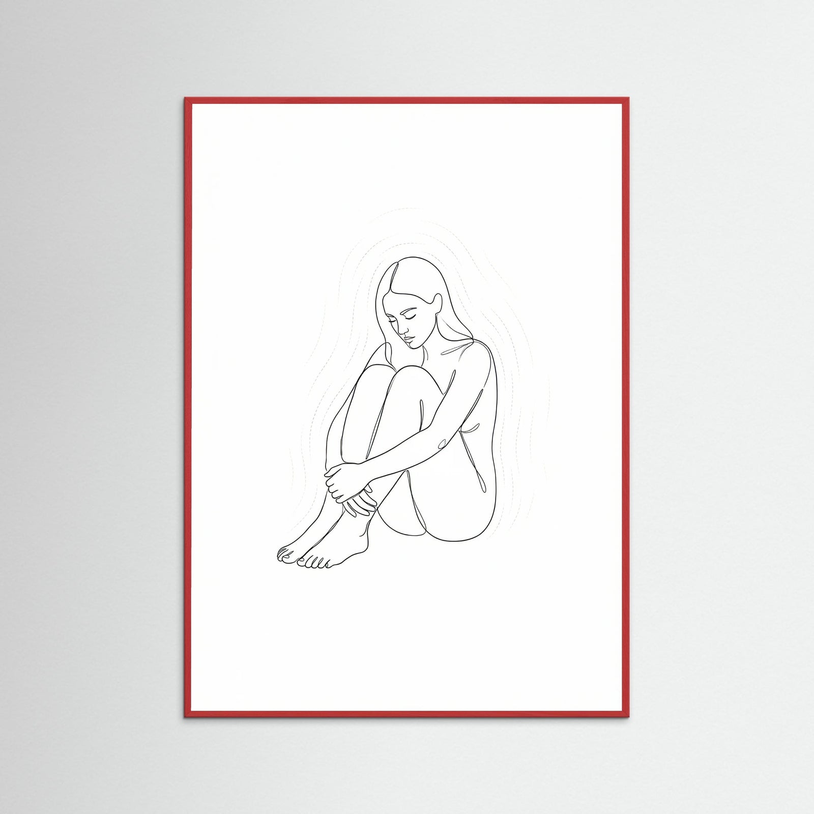 Red Wood Contemplative Guardian