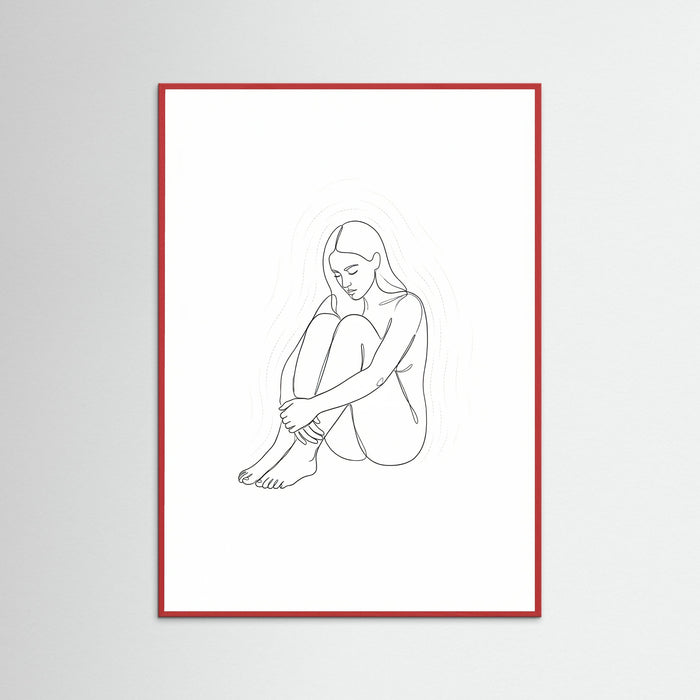 Red Wood Contemplative Guardian