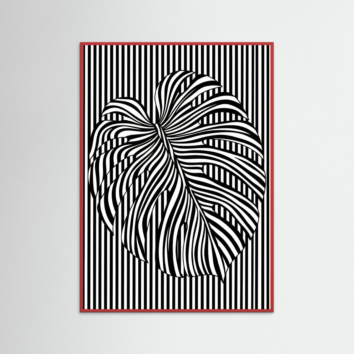 Red Wood Contrast Embrace