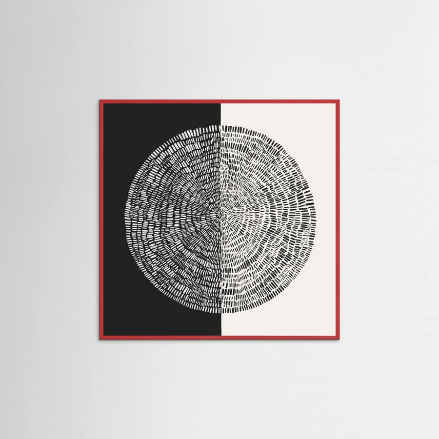 Red Wood Convergence Poster