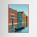 Red Wood Copenhagen Canal Houses
