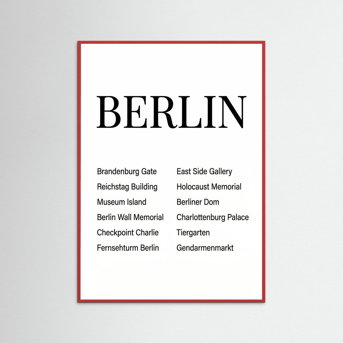 Red Wood Copenhagen Typography
