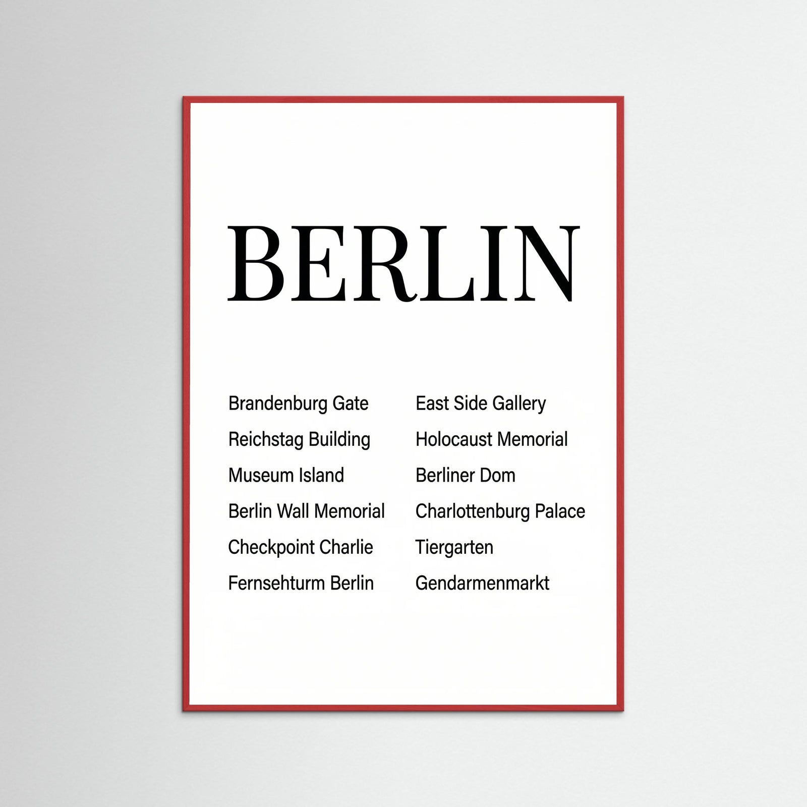 Red Wood Copenhagen Typography