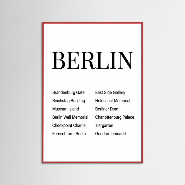 Red Wood Copenhagen Typography