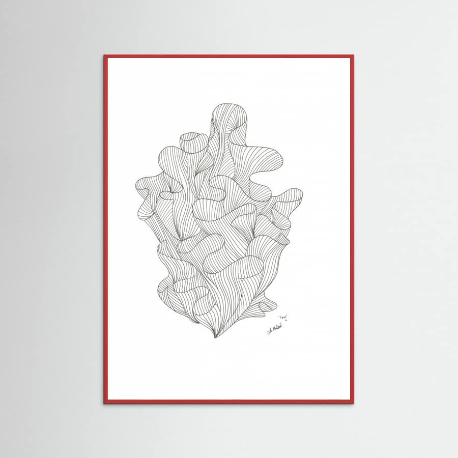 Poster Coral Jpeg – poster e stampa artistica