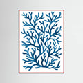 Coral pattern II Poster – poster and art print