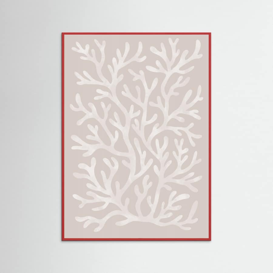 Coral pattern II Poster – poster and art print