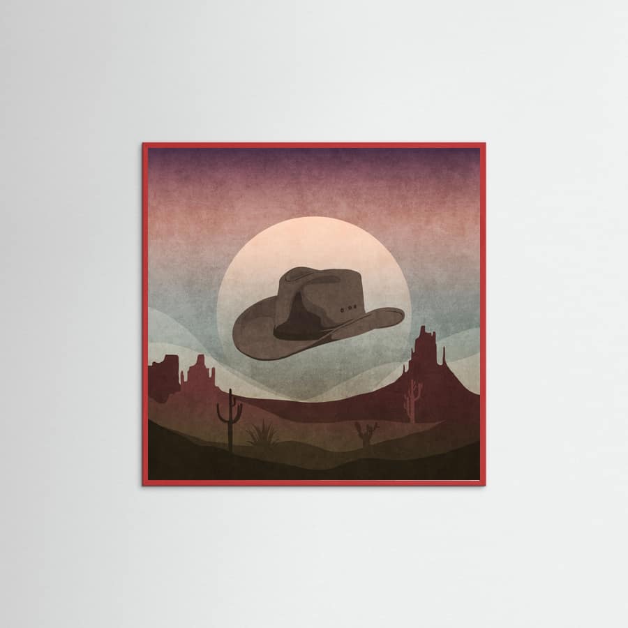 Poster Cowboy Hat – poster e stampa artistica