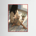Red Wood Cozy Morning Read