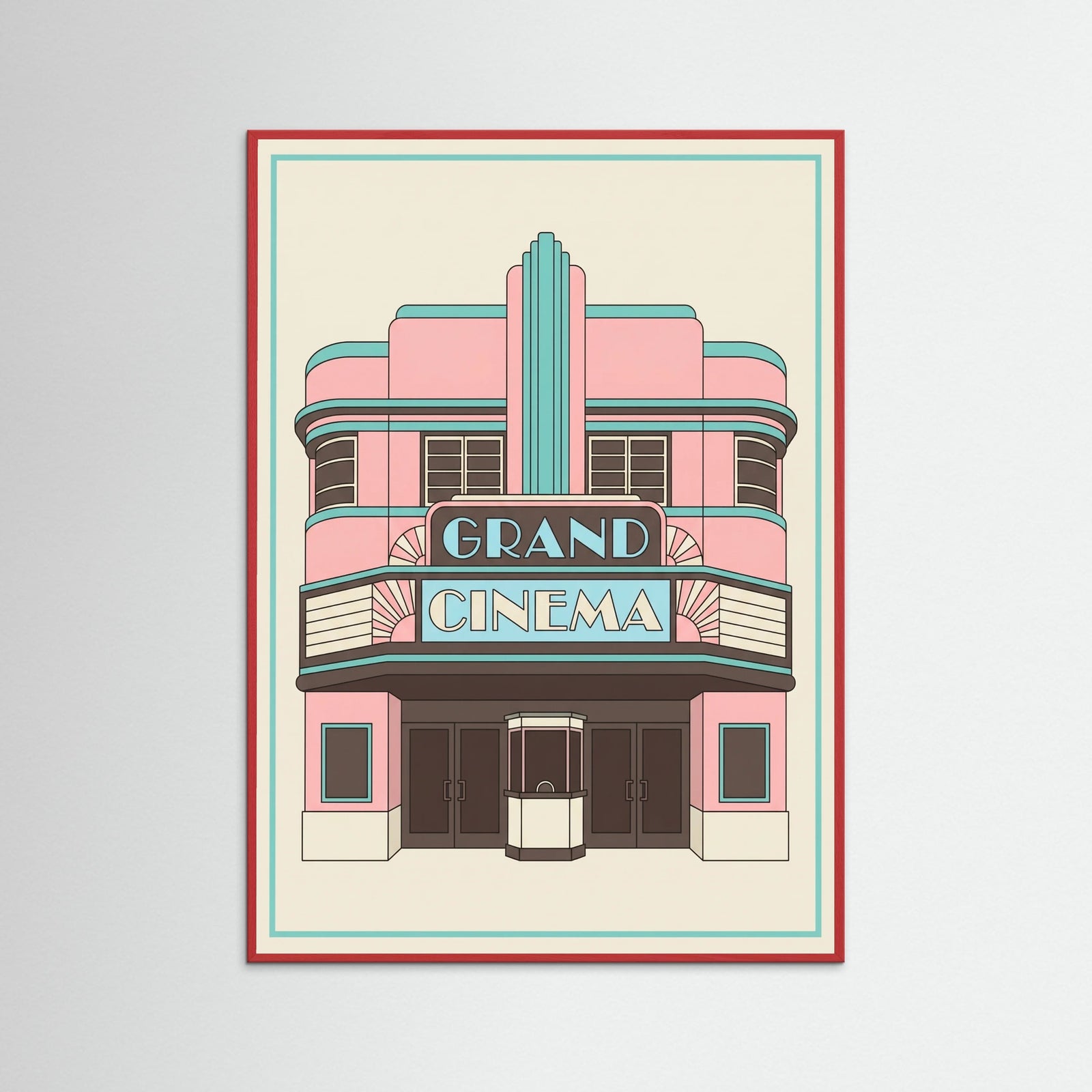 Red Wood Crescent Facade