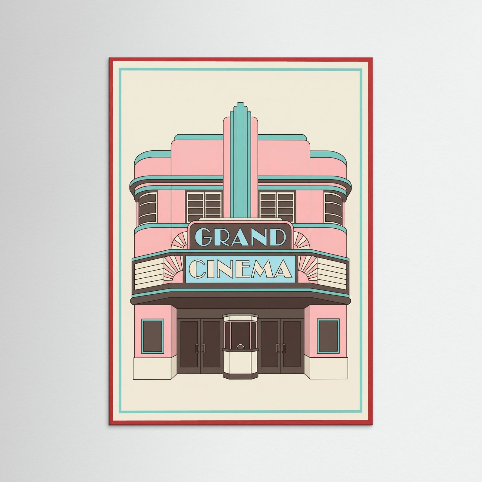 Red Wood Crescent Facade