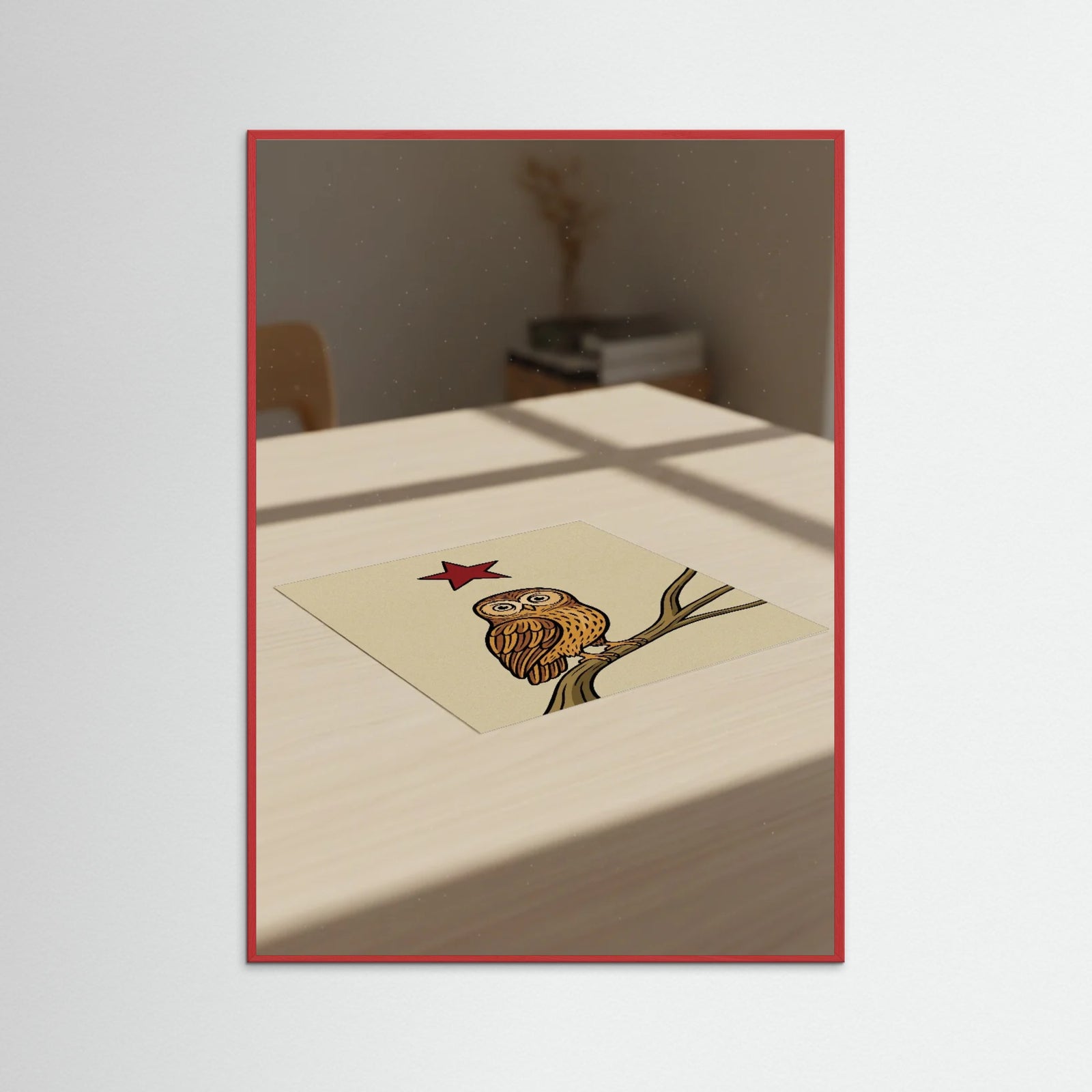 Red Wood Crescent Tiger